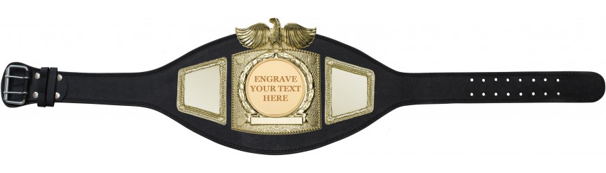 PLTEAGLE ENGRAVED CHAMPIONSHIP TITLE BELT - PLTEAGLE/G/ENGRAVE PLTEAGLE ENGRAVED CHAMPIONSHIP TITLE BELT - PLTEAGLE/G/ENGRAVE